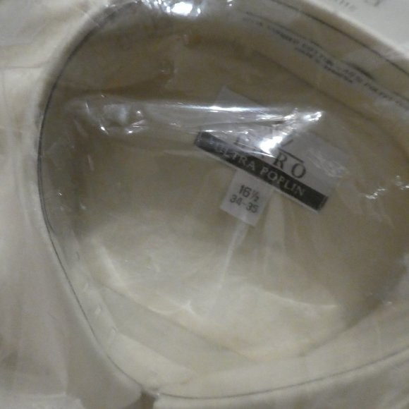 NWT Enro Ultra Poplin Dress Shirt - Picture 3 of 4